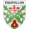 Équevillon 39 ville sticker blason écusson autocollant adhésif