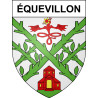 Stickers coat of arms Équevillon adhesive sticker