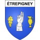 Pegatinas escudo de armas de Étrepigney adhesivo de la etiqueta engomada