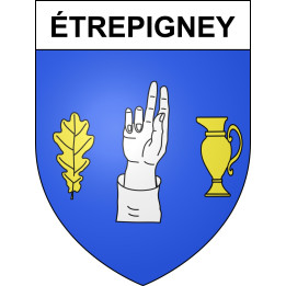 Étrepigney Sticker wappen, gelsenkirchen, augsburg, klebender aufkleber