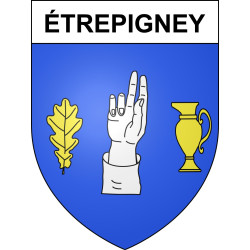 Adesivi stemma Étrepigney adesivo