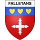Falletans 39 ville sticker blason écusson autocollant adhésif
