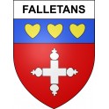 Falletans 39 ville sticker blason écusson autocollant adhésif