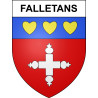 Falletans Sticker wappen, gelsenkirchen, augsburg, klebender aufkleber