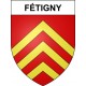 Pegatinas escudo de armas de Fétigny adhesivo de la etiqueta engomada