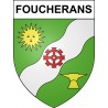 Adesivi stemma Foucherans adesivo