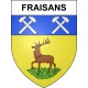 Fraisans 39 ville sticker blason écusson autocollant adhésif