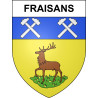 Fraisans Sticker wappen, gelsenkirchen, augsburg, klebender aufkleber