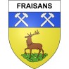 Stickers coat of arms Fraisans adhesive sticker