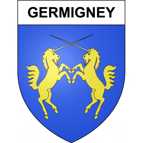 Germigney 39 ville sticker blason écusson autocollant adhésif