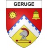 Geruge 39 ville sticker blason écusson autocollant adhésif