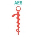 Caducée AES logo 531 sticker autocollant
