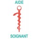 Caduceus pflegeassistentin sticker aufkleber