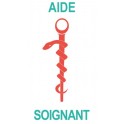 Caduceus pflegeassistentin sticker aufkleber