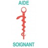 Caduceus health Care Aide sticker sticker