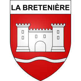 Stickers coat of arms La Bretenière adhesive sticker