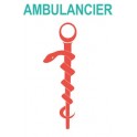 Caduceus pflegeassistentin sticker aufkleber