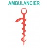 Caducée ambulancier logo 531 sticker autocollant