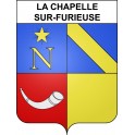 La Chapelle-sur-Furieuse 39 ville sticker blason écusson autocollant adhésif