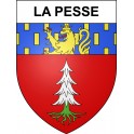 Stickers coat of arms La Pesse adhesive sticker