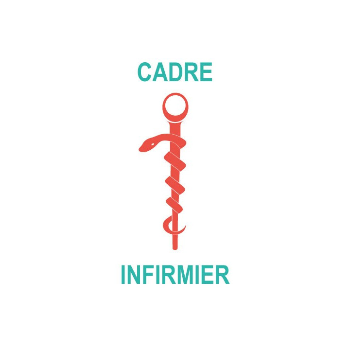 Caduceo de Cuidado de la salud del Ayudante de la etiqueta engomada de la etiqueta engomada