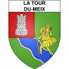 La Tour-du-Meix 39 ville sticker blason écusson autocollant adhésif