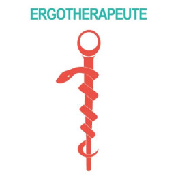 Caduceo de Cuidado de la salud del Ayudante de la etiqueta engomada de la etiqueta engomada