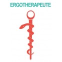 Caducée ergothérapeute logo 531 sticker autocollant