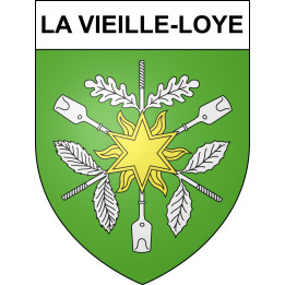 Stickers coat of arms La Vieille-Loye adhesive sticker