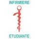Caduceus health Care Aide sticker sticker