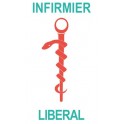 Caduceus pflegeassistentin sticker aufkleber