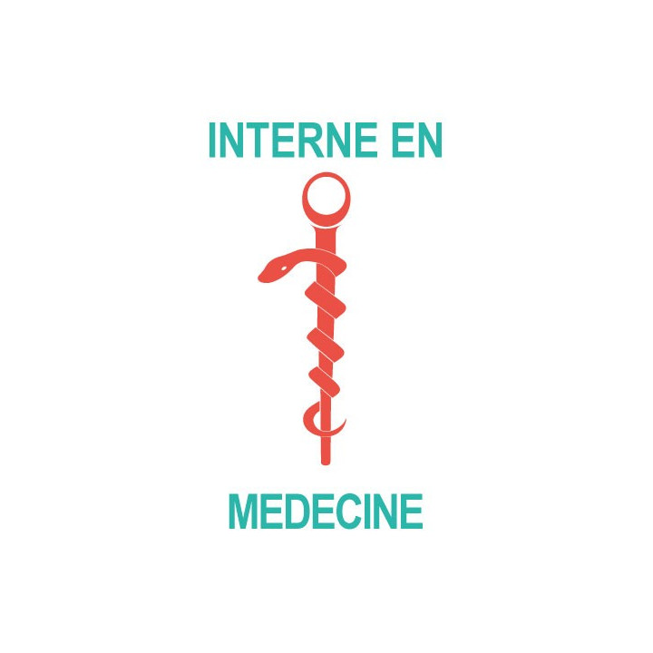 Caduceo de Cuidado de la salud del Ayudante de la etiqueta engomada de la etiqueta engomada
