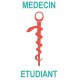 Caduceus health Care Aide sticker sticker