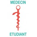 Caduceo di sanità Aiutante sticker adesivo
