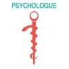 Caducée psychologue logo 531 sticker autocollant