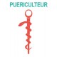 Caducée puériculteur logo 531 sticker autocollant