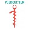 Caducée puériculteur logo 531 sticker autocollant