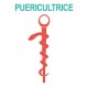 Caducée puéricultrice logo 531 sticker autocollant