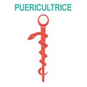 Caducée puéricultrice logo 531 sticker autocollant