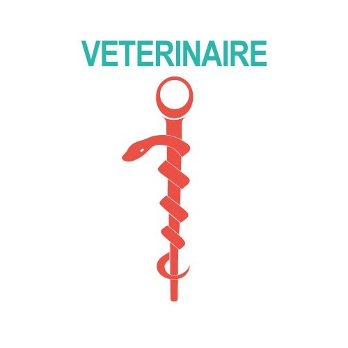 Caduceo di sanità Aiutante sticker adesivo
