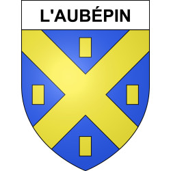Adesivi stemma L'Aubépin adesivo