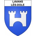 Lavans-lès-Dole 39 ville sticker blason écusson autocollant adhésif