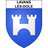 Lavans-lès-Dole 39 ville sticker blason écusson autocollant adhésif
