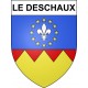 Le Deschaux 39 ville sticker blason écusson autocollant adhésif