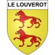 Le Louverot Sticker wappen, gelsenkirchen, augsburg, klebender aufkleber