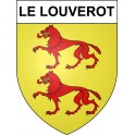 Le Louverot 39 ville sticker blason écusson autocollant adhésif
