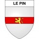 Le Pin 39 ville sticker blason écusson autocollant adhésif
