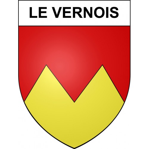 Le Vernois 39 ville sticker blason écusson autocollant adhésif