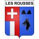 Les Rousses Sticker wappen, gelsenkirchen, augsburg, klebender aufkleber