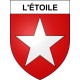 L'Étoile 39 ville sticker blason écusson autocollant adhésif